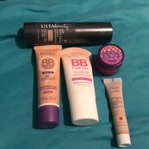 bb creams, foundation, and concealer.